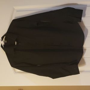 Port Authority, Small, Black Button Up Shirt